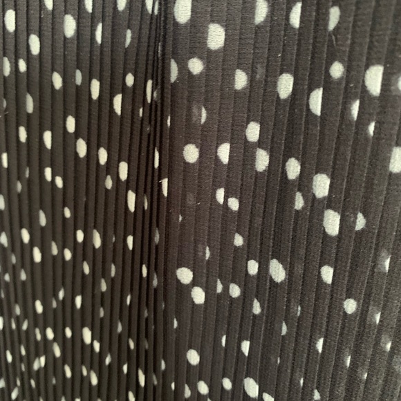 New LOFT Midi Skirt Abstract Polka Dot Print SZ Medium - Picture 4 of 9